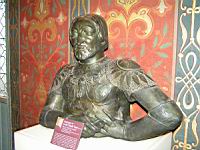 Blois, Chateau, Buste de Francois Ier en armure, 16eme et 1756, Anonyme et Louis Claude Vasse